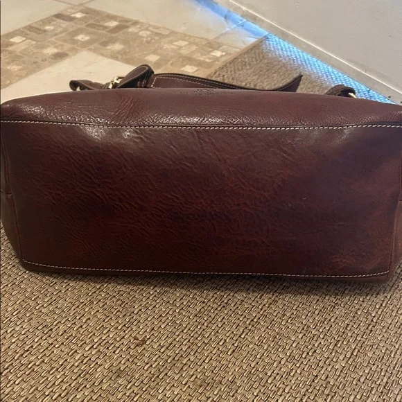 Dooney and bourke Brown Leather Shoulder Bag - Picture 6 of 12